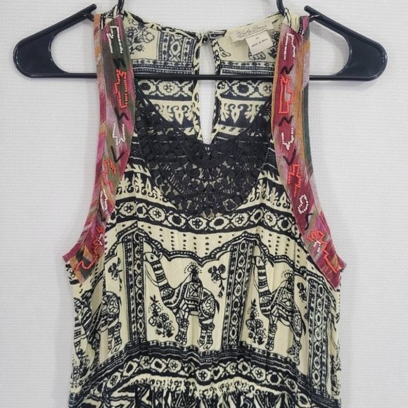 Lucky Brand Beaded Boho Casual Dress size Medium - Picture 2 of 14